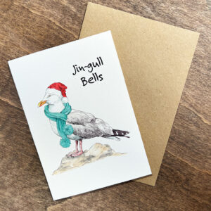 Seagull Christmas Card